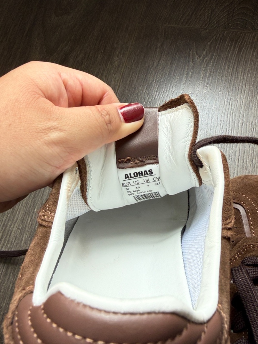 ALOHAS 490 Rife Brown Suede Sneakers - Picture 5 of 5